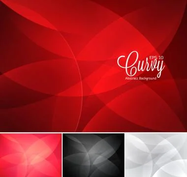 Curvy abstract background Stock Illustration