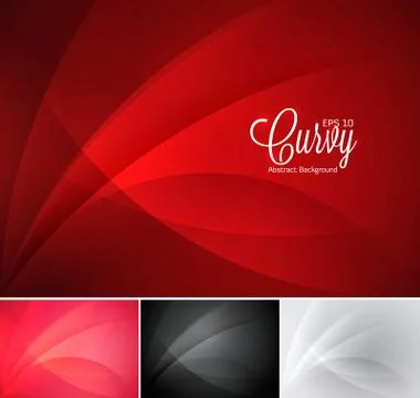 Curvy abstract background Stock Illustration
