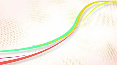 Curvy colorful lines loop Stock Footage 23612661