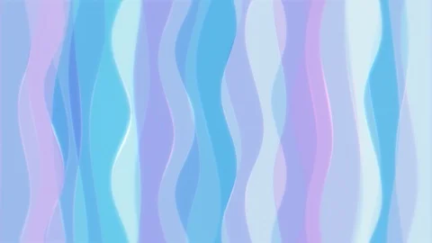 Curvy Pastel - 4k Elegant Flowing Pattern Video Background Loop Stock Footage
