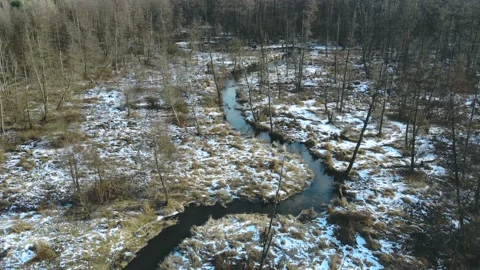 Curvy river Stock Footage 148078443