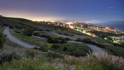 Curvy Road Time Lapse 動画素材 138754162