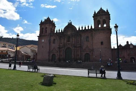 Cusco Cathedral in Peru Stock Photos