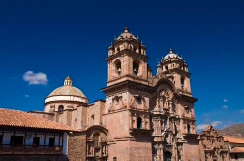 Cusco cathedral Stock Photos