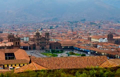 Cusco cityscape Stock Photos