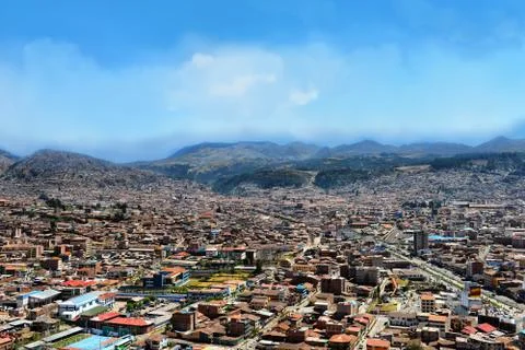 Cusco cityscape Stock Photos