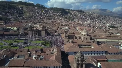 Cusco Corpus Christi Stock Footage