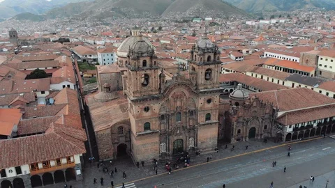 CUSCO MAIN SQUARE Stock Footage 102570796