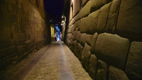 Cusco At night Shots Stock Footage 138550196