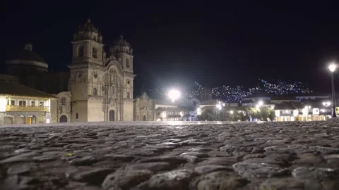 Cusco At night Shots Stock Footage 138551081