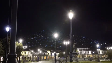 Cusco At night Shots Stock Footage 138551381