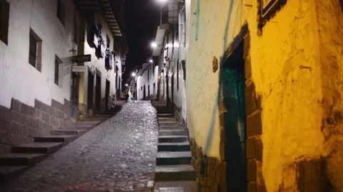 Cusco At night Shots Stock Footage 138552195