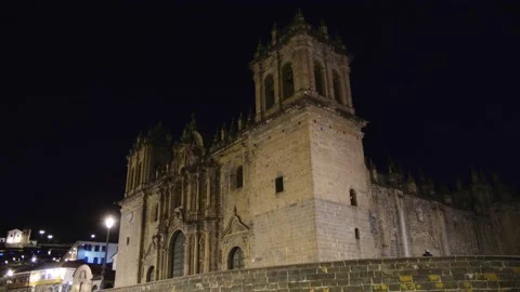 Cusco At night Shots Stock Footage 138552615