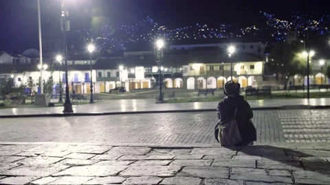 Cusco At night Shots Stock Footage 138739637