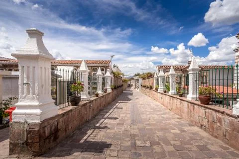 Cusco oldest cemetery Stock Photos