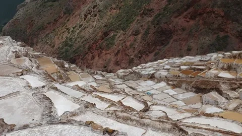 Cusco  Perú. Las salinas de Maras Stock Footage 201639820