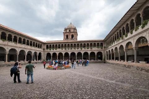 Cusco, Provincia de Cusco, Peru - October 17, 2018: Cusco's Plaza de Armas Stock Photos