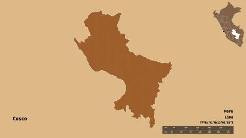 Cusco, region of Peru, zoomed. Pattern 스톡 일러스트