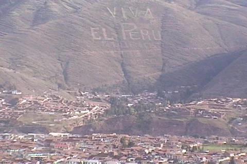 Cusco scenic view Stock Footage 100001