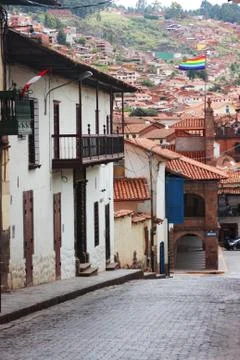 Cusco street Stock Photos