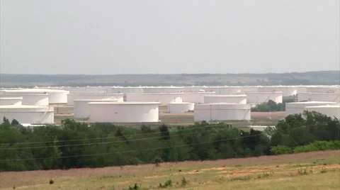 Cushing Oil Storage 2 Stock Footage 47972850