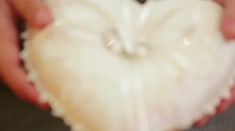 Cushion With Wedding Rings Stock Footage 52574286