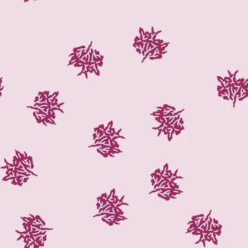 Custard apple jungle amazon glyph seamless pattern Illustrazione stock