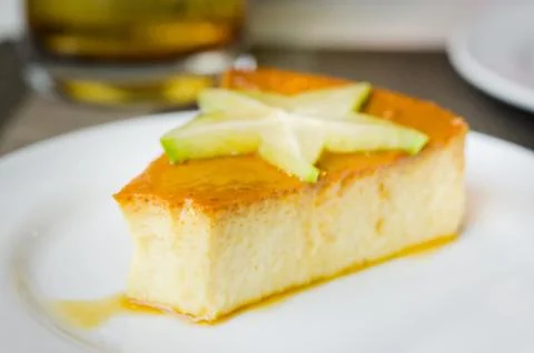 Custard cake Фото