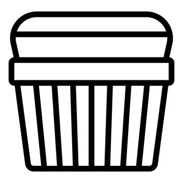 Custard icon, Bakery and baking related vector Illustration