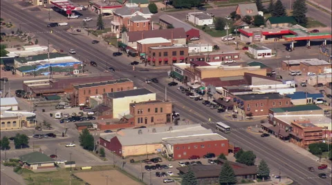 Custer aerial Stock Footage 65436948