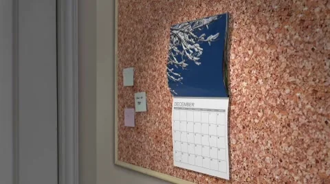 Custom 3D Calendar Animation Stock After Effects
