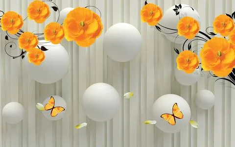 Custom 3D Ph Mural Wallpaper - Image Stock Illustration