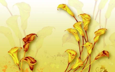 Custom 3D Ph Mural Wallpaper - Image Stock Illustration