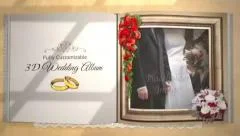 Custom 3D Wedding Album Stock After Effects