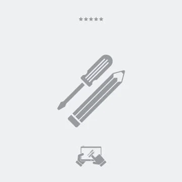 Custom assistance services icon Stock Illustration