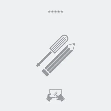 Custom assistance services icon Stock Illustration