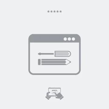 Custom assistance services icon Stock Illustration
