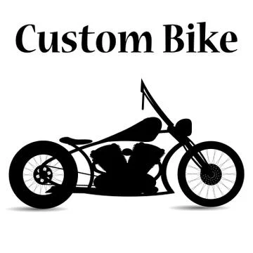 Custom bike Stock Illustration