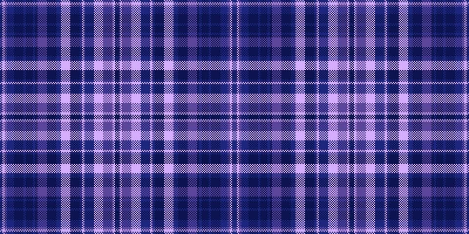 Custom check textile vector, bed background pattern seamless. Place texture.. Stockillustratie