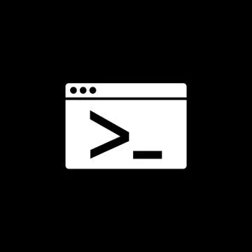 Custom coding solid icon 库存插图