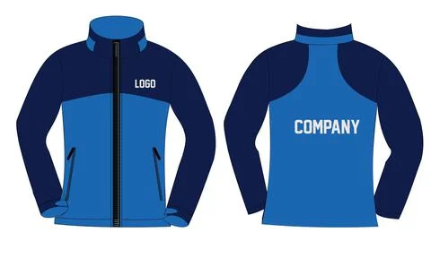 Custom Design Softshell Jackets template mock up illustrations Vectors Stock Illustration
