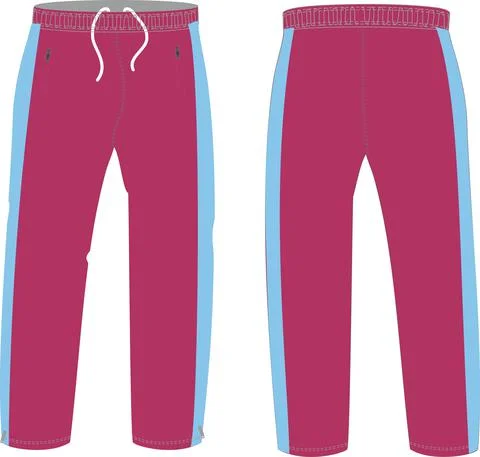 Custom Design Track and Rain Bottoms Mock ups Illustrations Vectors Stock Illustration