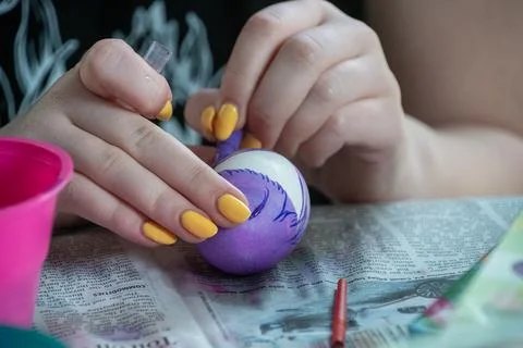 Custom Designed Easter Egg Stock Photos