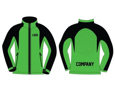 Custom Designs Softshell Jacket templates mock ups illustration Vectors Stock Illustration
