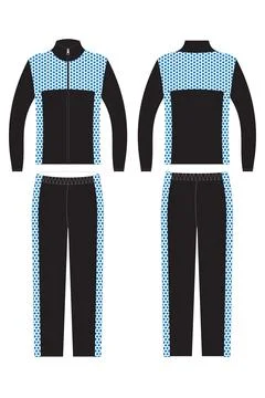 Custom Designs Track Suits Mock ups templates Illustrations Vectors Stock-Illustration