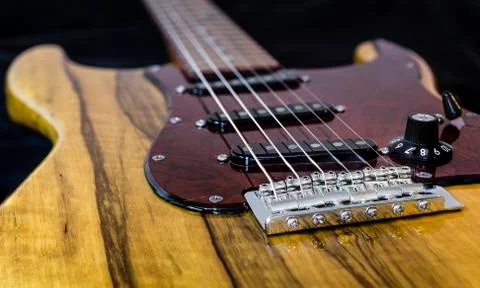 Custom electro guitar Stock Photos