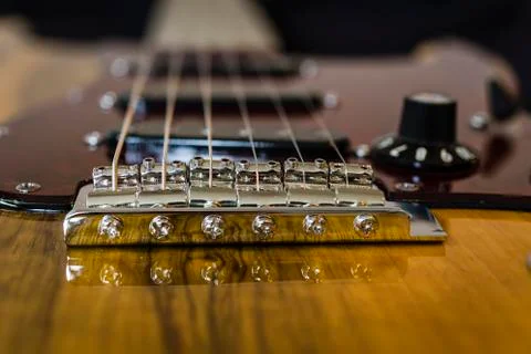 Custom electro guitar Stock Photos