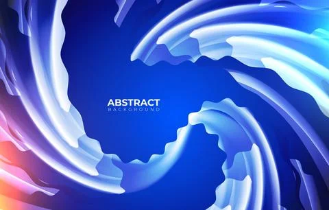 Custom element abstract vector with wavy stylish with blue color background Иллюстрация
