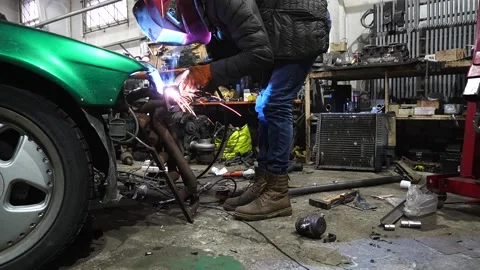 Custom exhaust system 動画素材 235725143