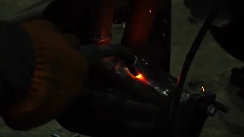 Custom exhaust system Stock Footage 235725247